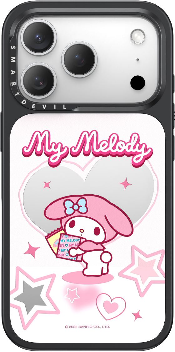 粉红集市（美乐蒂）--镜面款MagSafe磁吸手机壳