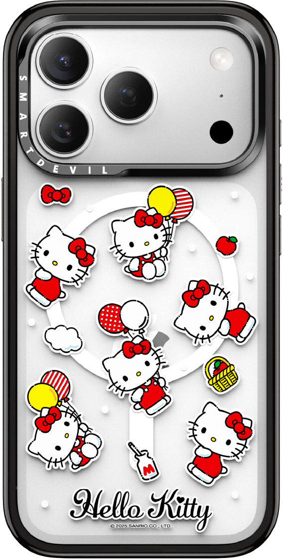 漂浮甜心（Hello kitty）-透明款MagSafe磁吸手机壳