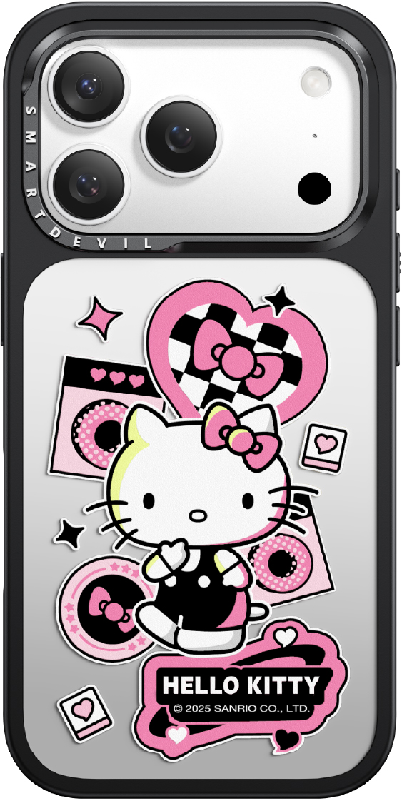 霓虹编码（Hello kitty）-镜面款MagSafe磁吸手机壳
